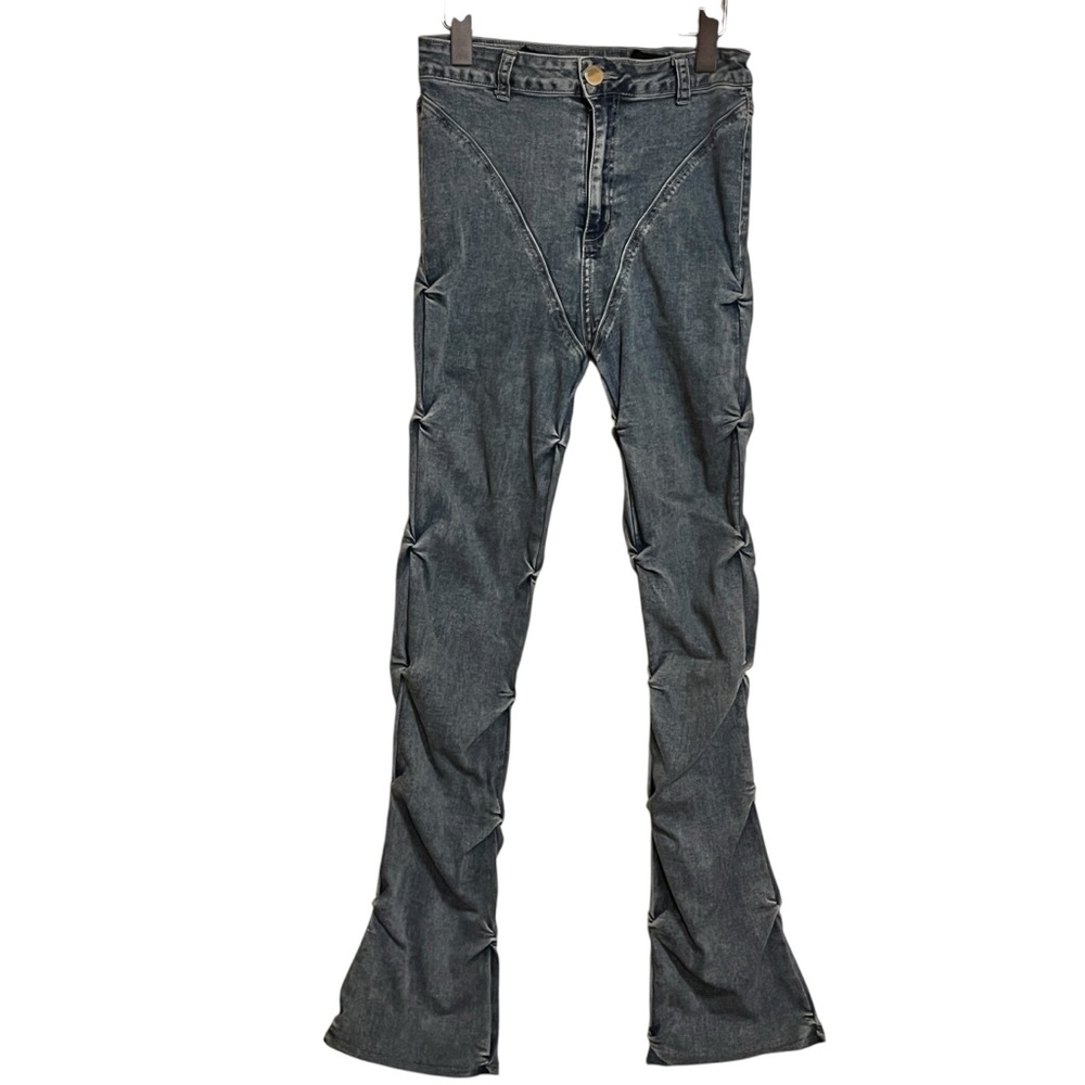 Maniere De Voir Tacked Cinch Flair Women’s Jeans Size 4